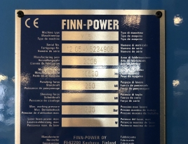 TURRET PUNCH PRESS type Finn Power X5